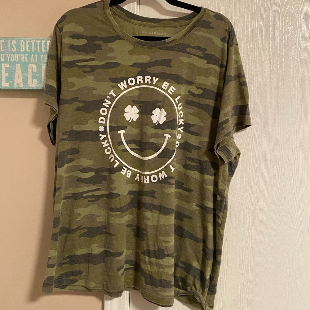 Plus size lucky brand tee